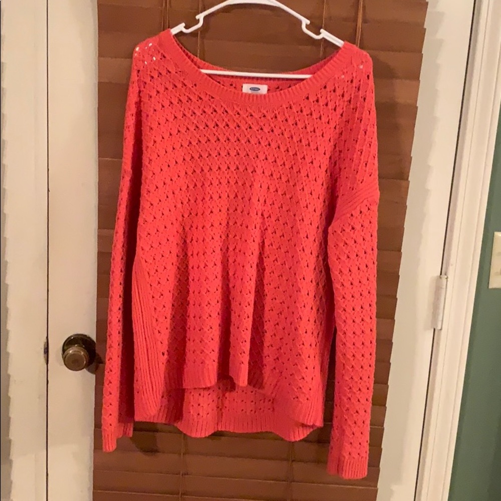 Old navy coral sweater